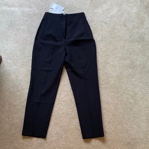 COPY - ZARA BLACK HIGH WAISTED STRAIGHT LEG PANT
